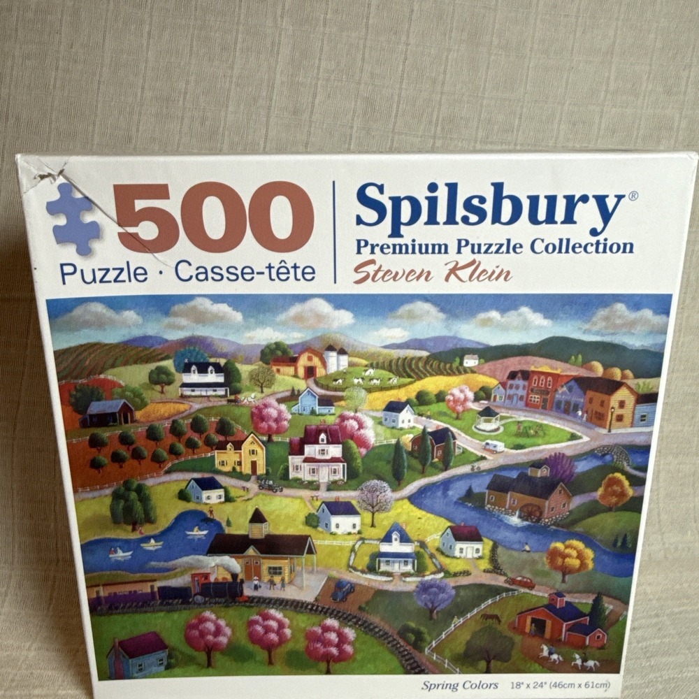 Spillsury 500  Pc "Spring Colors"‎ By STEVEN KLEIN 18" BY 24" 14+